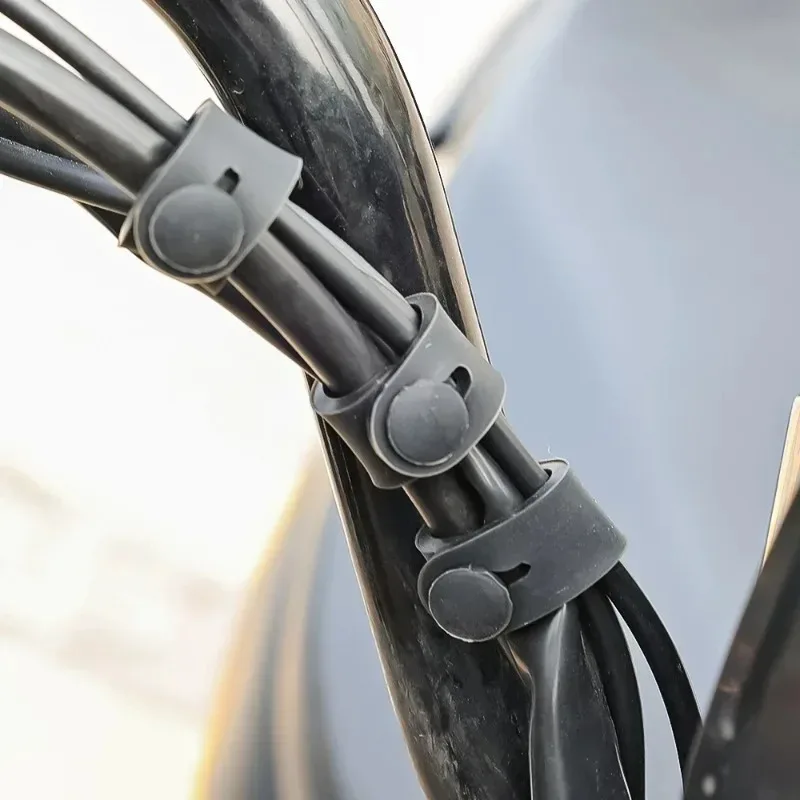 1-20 個オートバイゴムフレーム固定ケーブル配線ハーネス電 - Motorcycle Brake Cable のレビューと価格