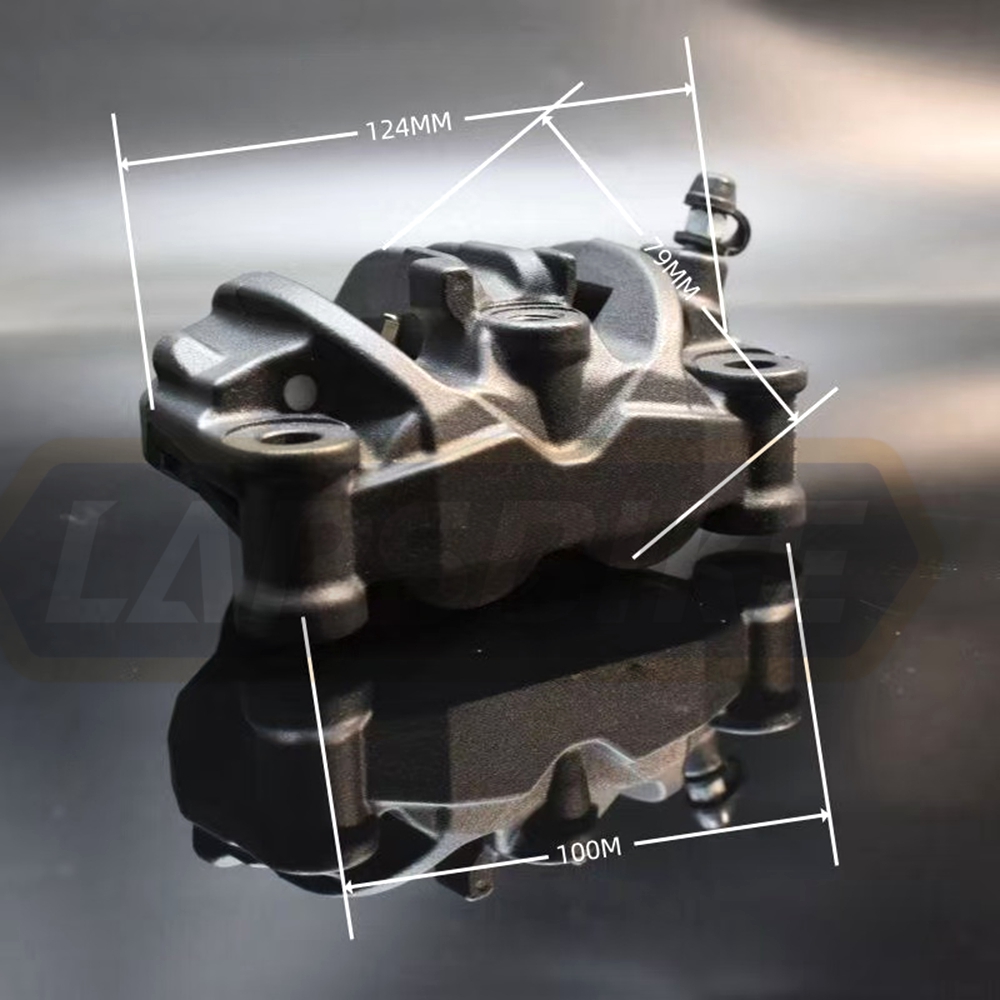 ユニバーサル CNC鍛造 4ピストン 100mm マウントピ - Forged Front Brake Caliper 4 Piston のレビューと価格