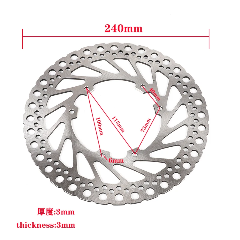 オリジナルの耐摩耗性のある前後ブレーキディスクとブレーキパッ - Brake Pads Bike のレビューと価格