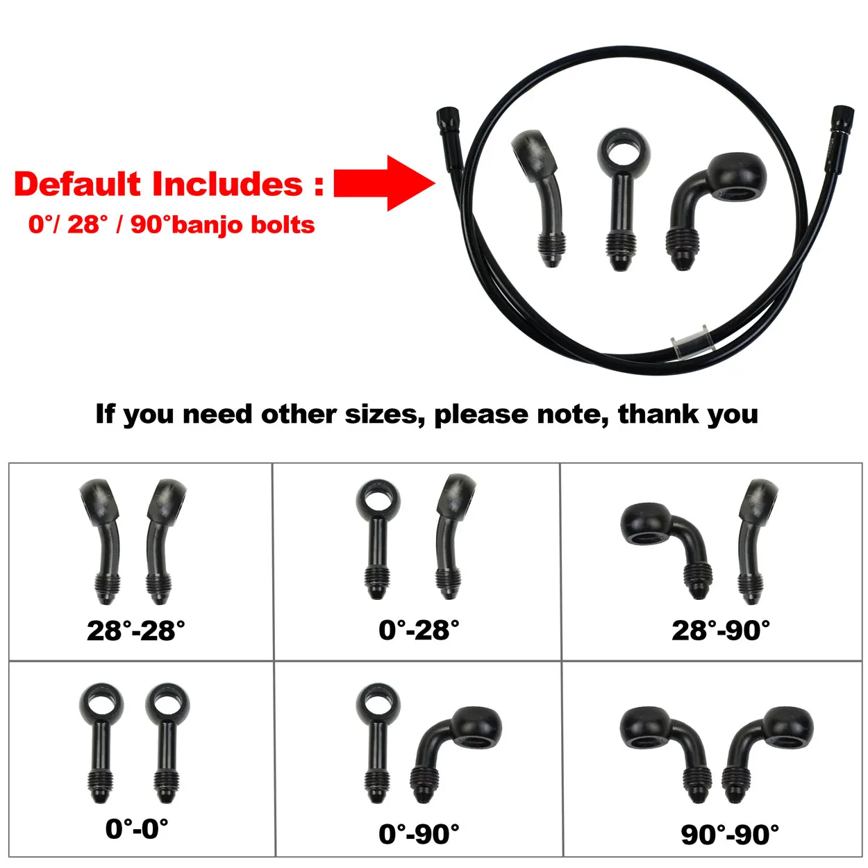 AN3 編組ブレーキホースオートバイ油圧クラッチチューブマス - Motorcycle Brake Cable のレビューと価格