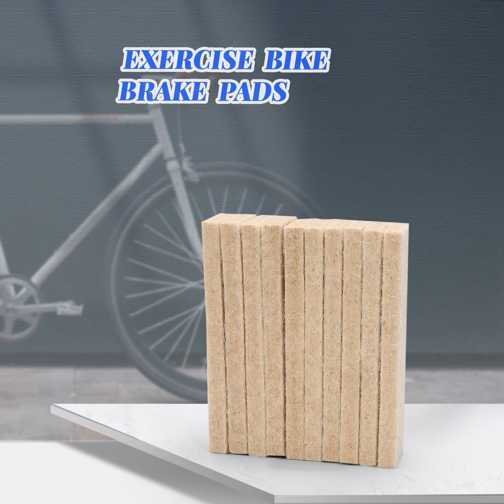 ウールフェルト製のエクササイズ用ブレーキパッド,交換部品 - Brake Pads Bike のレビューと価格