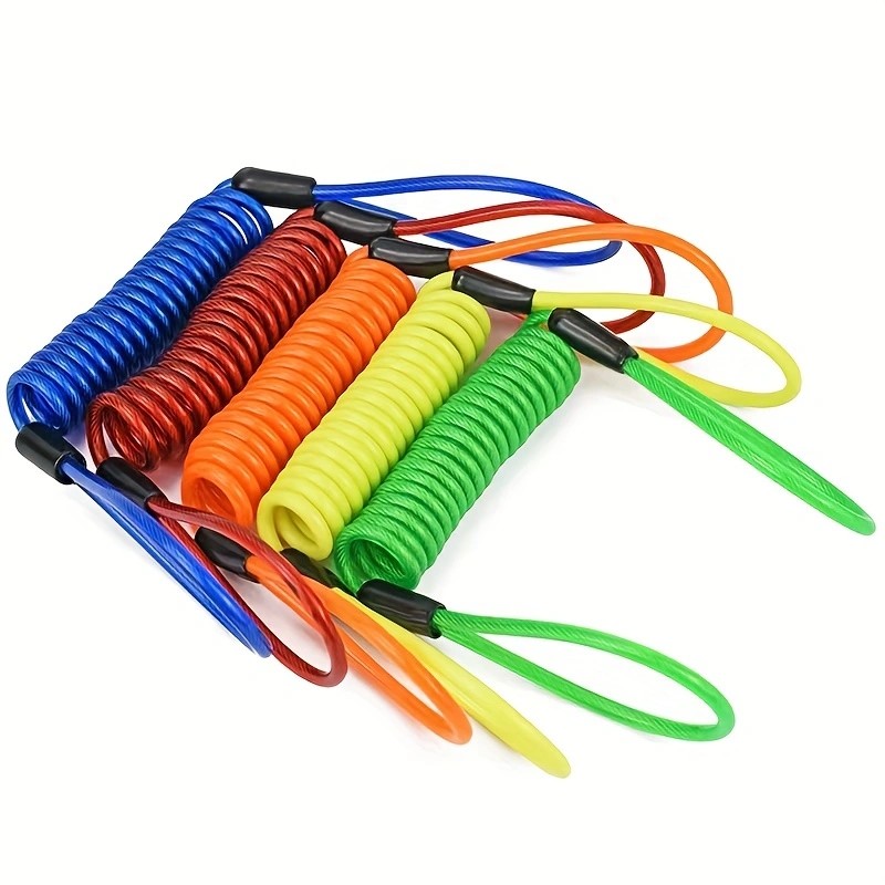 1.2Mディスクロックリマインダーケーブル盗難防止バイクオー - Motorcycle Brake Cable のレビューと価格
