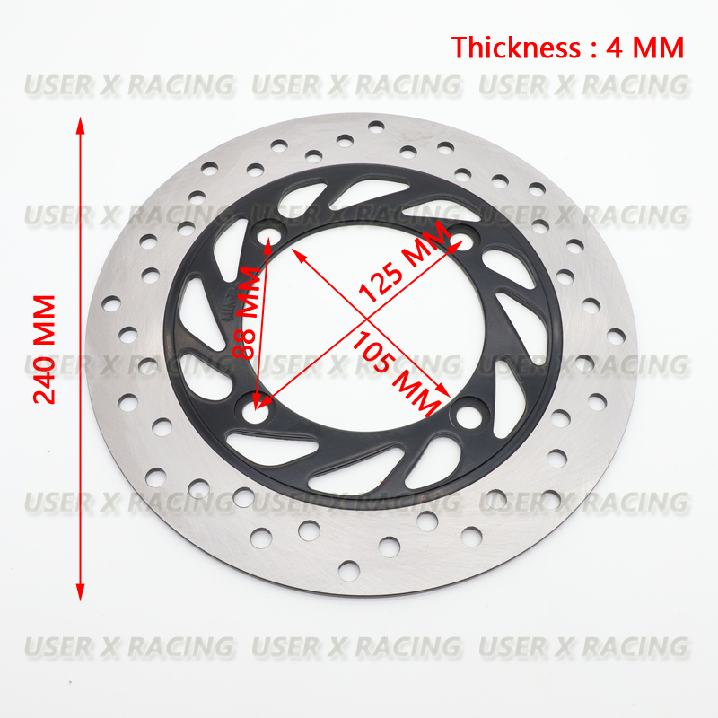 Userxユニバーサルモーターサイクルフロントブレーキロータ - Brake Rotor のレビューと価格