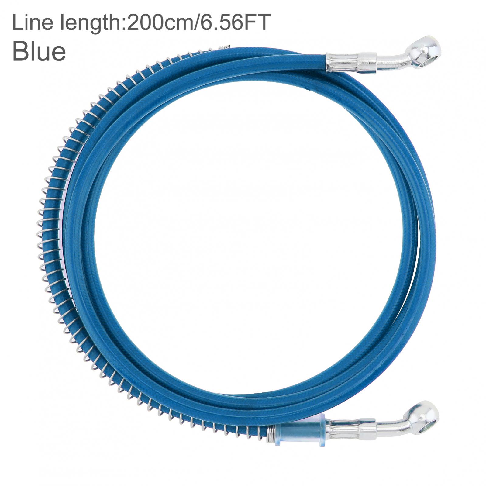 編組油圧ブレーキホース,200cm,ステンレス鋼ブレーキケー - Motorcycle Brake Cable のレビューと価格